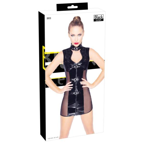 Lak Jurk Jolie - Black Level - Afbeelding 5