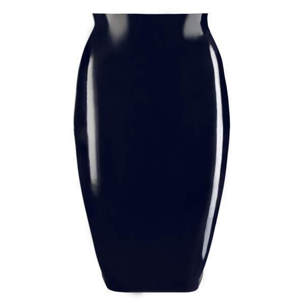 The Latex Collection - Midi Rok - Latex - Zwart - Afbeelding 5