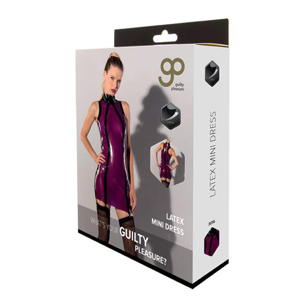 Latex Mini Dress - Guilty Pleasure - Afbeelding 3