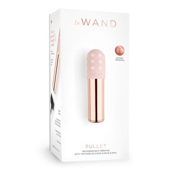 Le Wand - Bullet - Mini Vibrator - 2 Verwisselbare Opzetstukken - Roze - Afbeelding 4