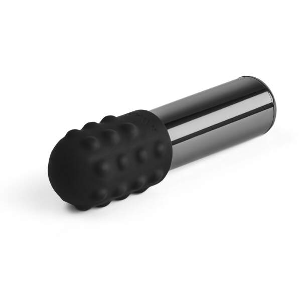 Le Wand - Bullet - Mini Vibrator - 2 Verwisselbare Opzetstukken - Zwart - Afbeelding 4