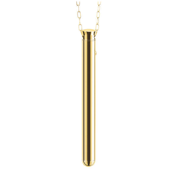 Le Wand - Necklace Vibe - Ketting - Vibrator - Stainless Steel - Goud - Afbeelding 3