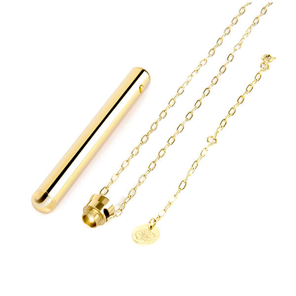 Le Wand - Necklace Vibe - Ketting - Vibrator - Stainless Steel - Goud - Afbeelding 5