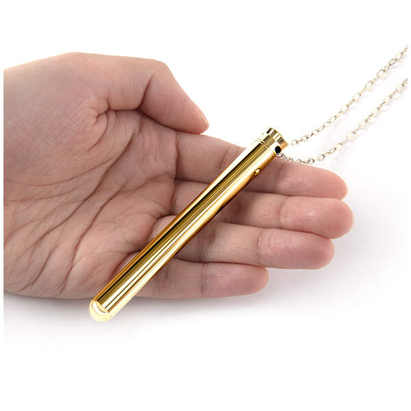 Le Wand - Necklace Vibe - Ketting - Vibrator - Stainless Steel - Goud - Afbeelding 4
