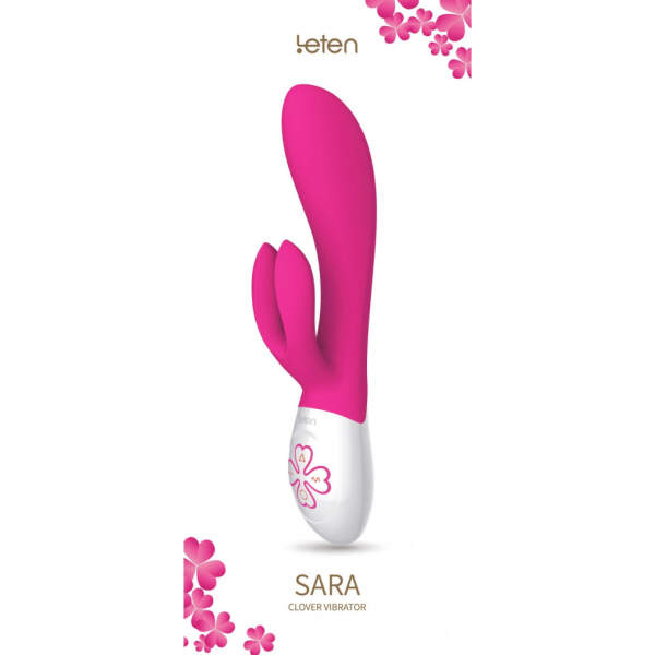 Leten - Sara - Rabbit Vibrator - G-spot - Roze - Afbeelding 4