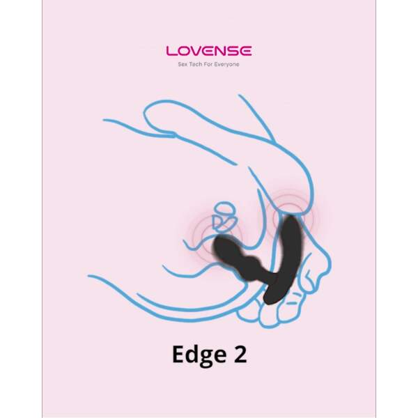 Lovense - Edge 2 – Prostaatvibrator met App en Dubbele Stimulatie - Afbeelding 2