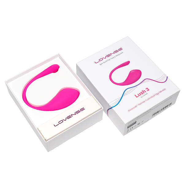 Lovense - Lush 3 Wearable Bullet Vibrator - Egg - Remote Control - Vibrerend - Roze - Afbeelding 3