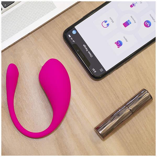 Lovense - Lush 3 Wearable Bullet Vibrator - Egg - Remote Control - Vibrerend - Roze - Afbeelding 4