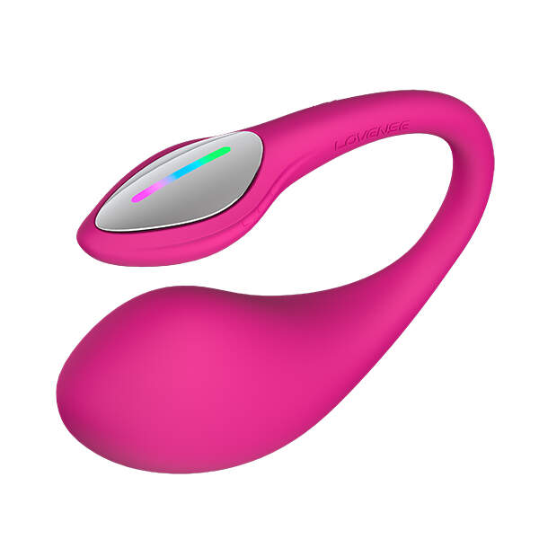 Lovense - Lush 4 - Wearable Bullet Vibrator - Egg - Remote - Display - Roze