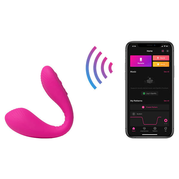Lovense - Dolce - Dual Vibrator - Remote Control - Vibrerend - Roze