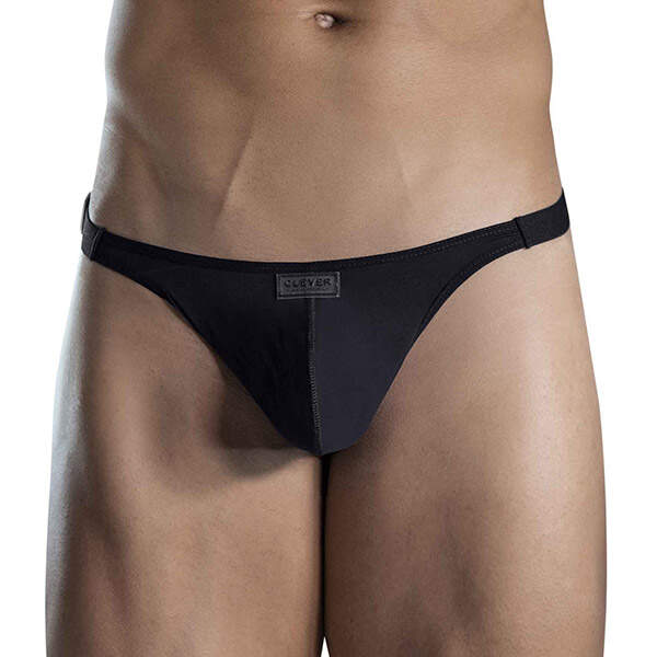 Clever Moda - Luxury Thong - String - Microvezel - Zwart - Afbeelding 3