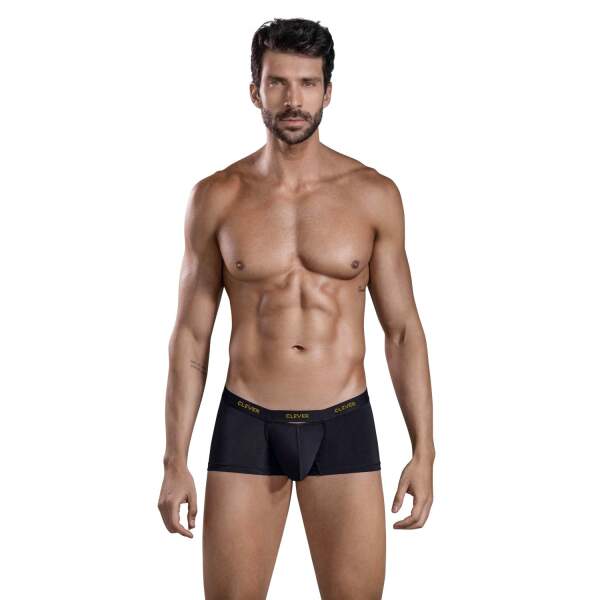 Clever Moda - Luxury Trunks - Boxershort - Open Pouch Design - Brede Band - Zwart - Afbeelding 4
