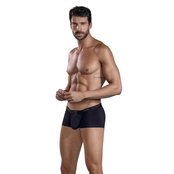 Clever Moda - Luxury Trunks - Boxershort - Open Pouch Design - Brede Band - Zwart - Afbeelding 5