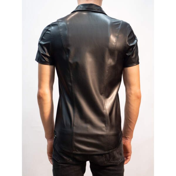 Benno von Stein - Shirt Massymo - Rits - PU-leer - Zwart - Afbeelding 3