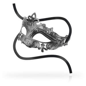 Ohmama - Venetian Style - Masker - PVC - Zilver