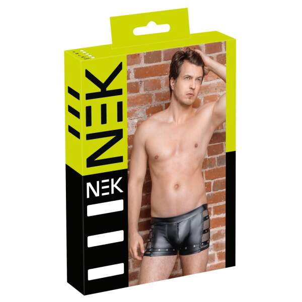 NEK - Short - Gaas - Studs - Wetlook - Zwart - Afbeelding 5