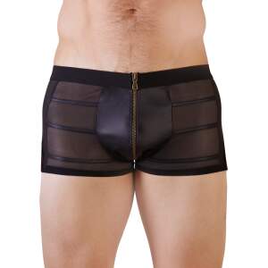 NEK - Wetlook Short - Met Rits - Gaas - Strepen - Zwart