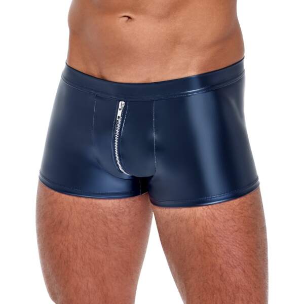 NEK - Short - Rits - Metallic - Blauw