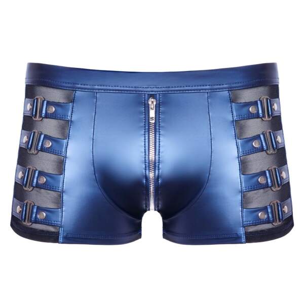 NEK - Short - Rits - Metallic - Gaas - Blauw - Afbeelding 6