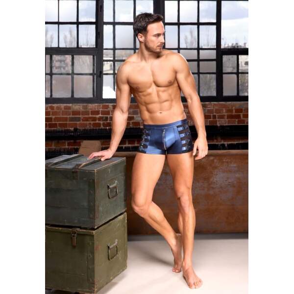 NEK - Short - Rits - Metallic - Gaas - Blauw - Afbeelding 5