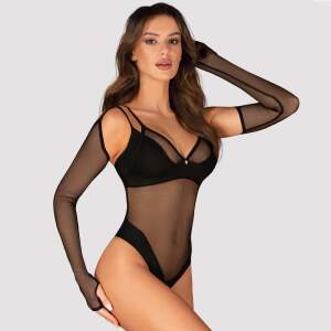 Obsessive - Nesari Stringbody - Kruisloos - Gaas - Zwart