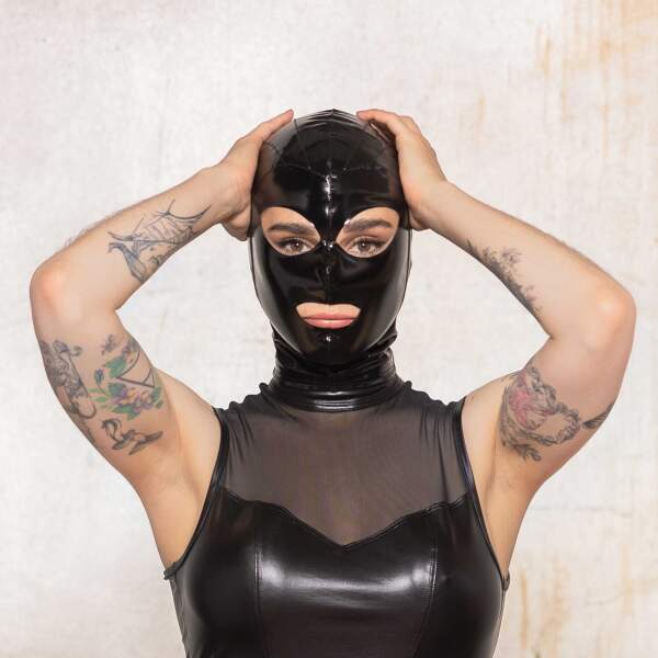 Patrice Catanzaro - Hoofd Masker - Lak - Zwart