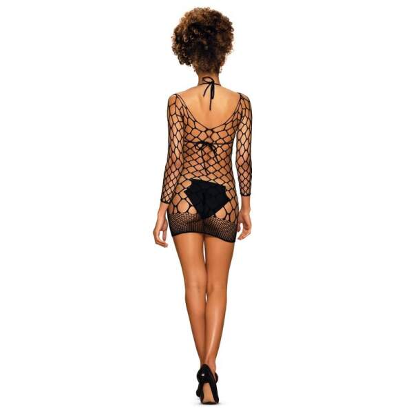 Obsessive - Strandjurkje D606 - Visnet - Zwart - Afbeelding 2