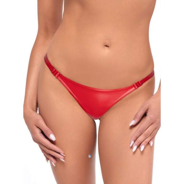 Noir Handmade - P013 - Perfect String - Stripper String - Wetlook - Rood - Afbeelding 3