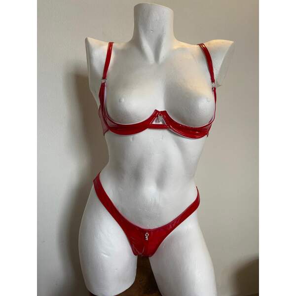 Patrice Catanzaro - Annabelle Open String - Lak - Rood - Afbeelding 2