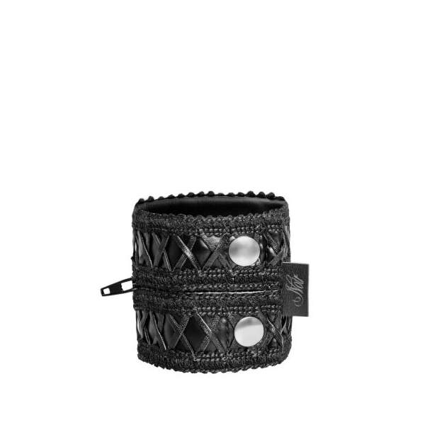 Noir Handmade - F326 - Pols Portemonnee - Verstelbaar - Wetlook - Zwart - Afbeelding 2