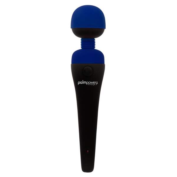 Palmpower - Recharge Vibrator - Wand Massager - Oplaadbaar - Blauw - Afbeelding 2