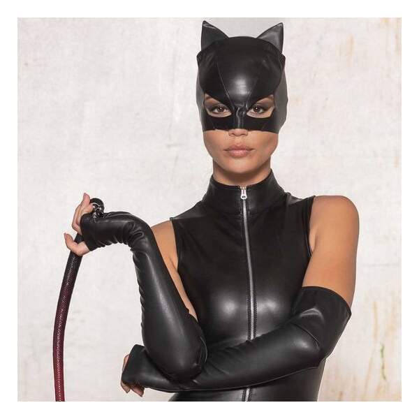 Patrice Catanzaro - Petit Chat - Masker - PU leer - Zwart - Afbeelding 2