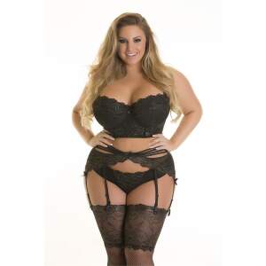 Axami - V-8831 - Biustonosz Bra - Plussize - Zwart