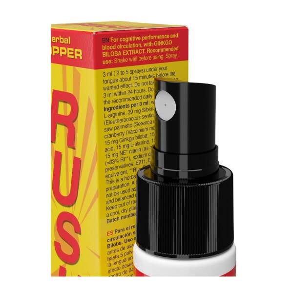 Rush - Herbal Popper - Natuurlijke Energizer - Spray - 15ml - Afbeelding 2
