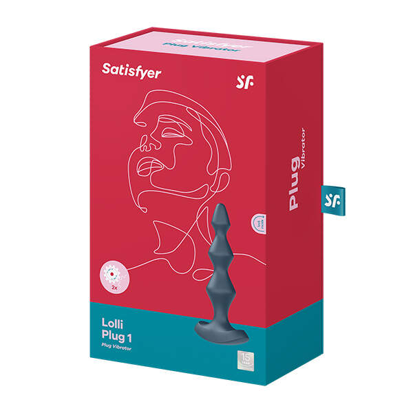 Satisfyer - Lolli Plug 1 - Vibrerende  Butt Plug - Siliconen - Blauw - Afbeelding 3