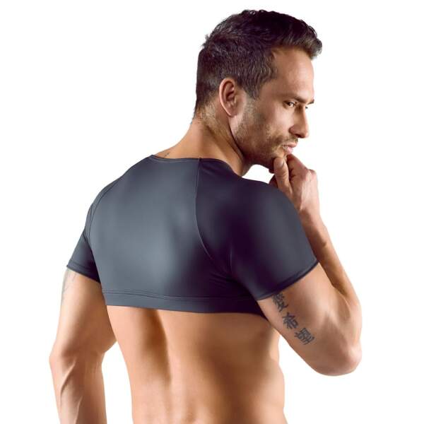 Svenjoyment Underwear - Top - Wetlook - Visnet - Zwart - Afbeelding 3
