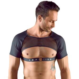 Svenjoyment Underwear - Top - Wetlook - Visnet - Zwart