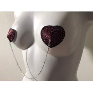 Tepelplakker Hart Rood met Ketting