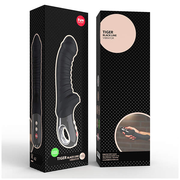 Fun Factory - Tiger G5 Vibrator - G-Spot Vibrator - Anale Vibrator - Prostaat Stimulator - Zwart - Afbeelding 4