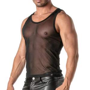 TOF PARIS - Tank Top - Gaas - Zwart