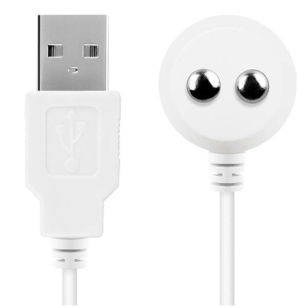 Satisfyer - USB Magnetische Oplader - Wit