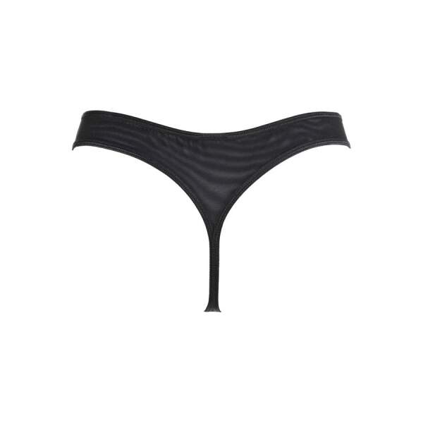 Axami - Valley of Sensations - String - Goud met Blauw accent - Gaas - Zwart - Afbeelding 4
