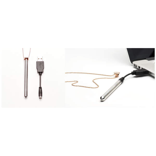 Crave - Vesper Vibrator -  Ketting - 24KT-Goldplated - Afbeelding 4