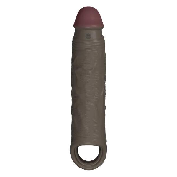 Shaft - Vibrerende Pennissleeve - Holle Dildo - Siliconen - Dark - Afbeelding 2