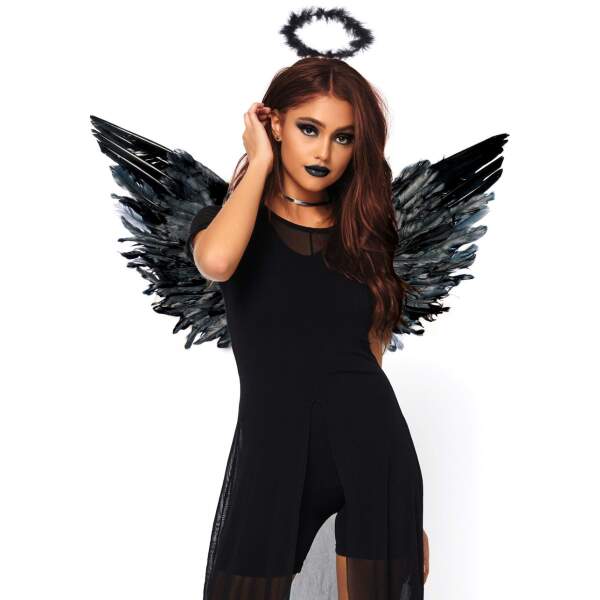 Leg Avenue - Vleugels - Halo - Zwart - Afbeelding 3