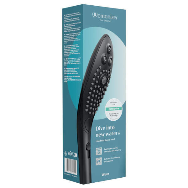 Womanizer - Wave - Intiem Douchekop - Zwart - Afbeelding 6