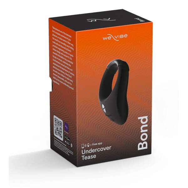 We-Vibe - Bond - Undercover Tease - Vibrerende Cockring - Zwart - Afbeelding 4