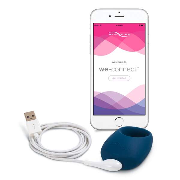We-Vibe - Pivot - Vibrating Cockring - Blauw - Afbeelding 3