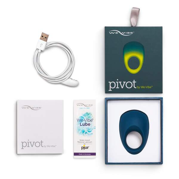 We-Vibe - Pivot - Vibrating Cockring - Blauw - Afbeelding 4