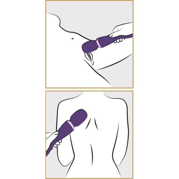 We-Vibe - Wand - Vibrator - Clitoris Vibrator - Oplaadbaar - Paars - Afbeelding 4